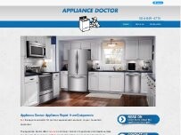 Website Screenshot Appliance Doctor