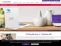 Website Screenshot Allegra Marketing Print Mail