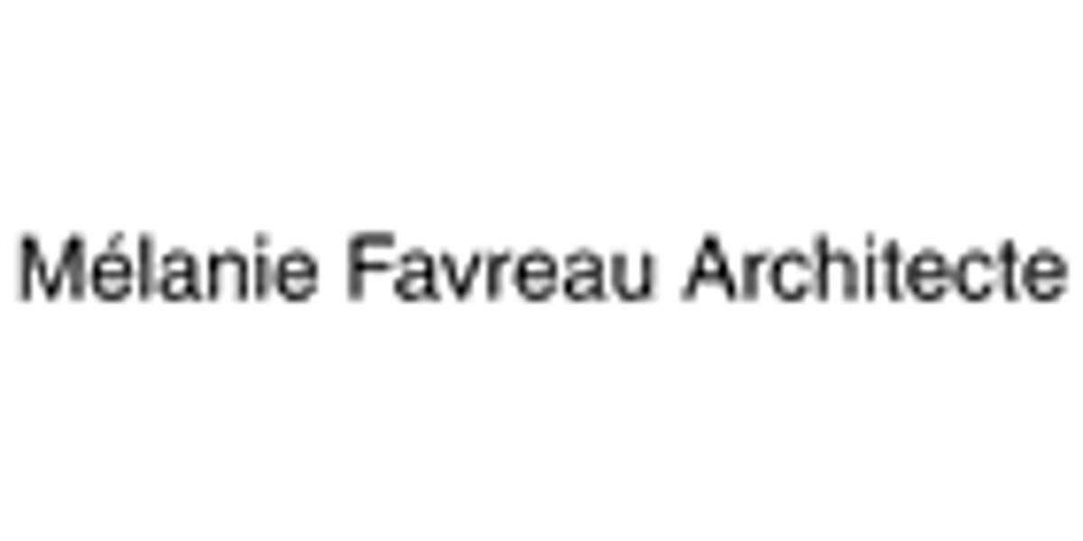 Mélanie Favreau Architecte Logo