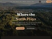 Website Screenshot Hirsch Creek Golf & Winter Club