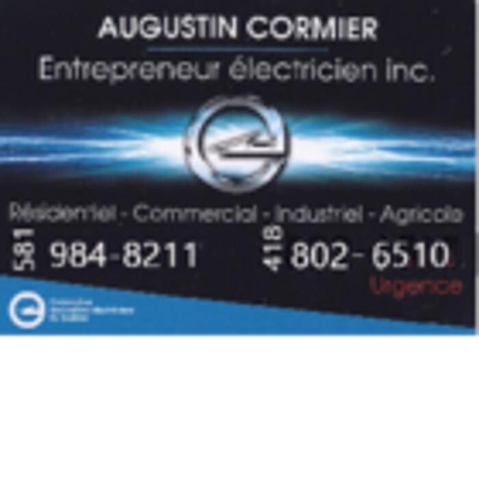 Images Augustin Cormier Entrepreneur Electricien Inc