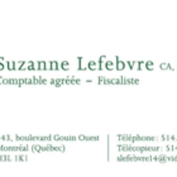 Images Suzanne Lefebvre CPA