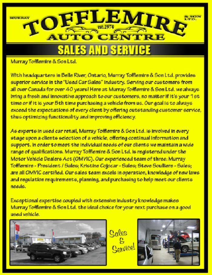 Images Tofflemire Auto Centre