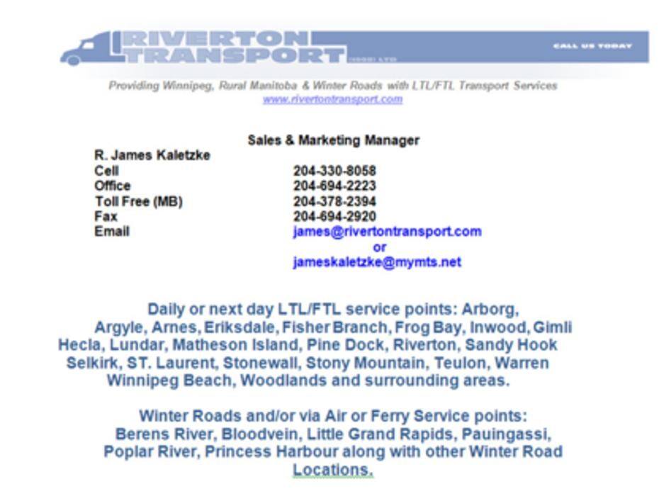 Images Riverton Transport (1998 Ltd)