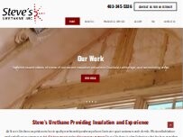 Website Screenshot Steve's Urethane Inc