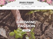 Website Screenshot Jensen Nursery & Garden Centre