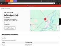 Website Screenshot Sport Chek