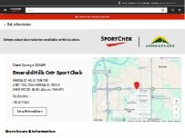 Website Screenshot Sport Chek