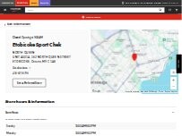 Website Screenshot Sport Chek