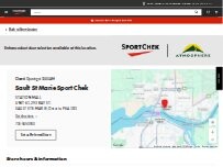Website Screenshot Sport Chek