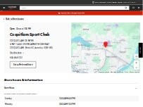 Website Screenshot Sport Chek