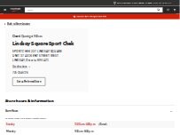 Website Screenshot Sport Chek