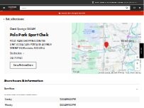 Website Screenshot Sport Chek