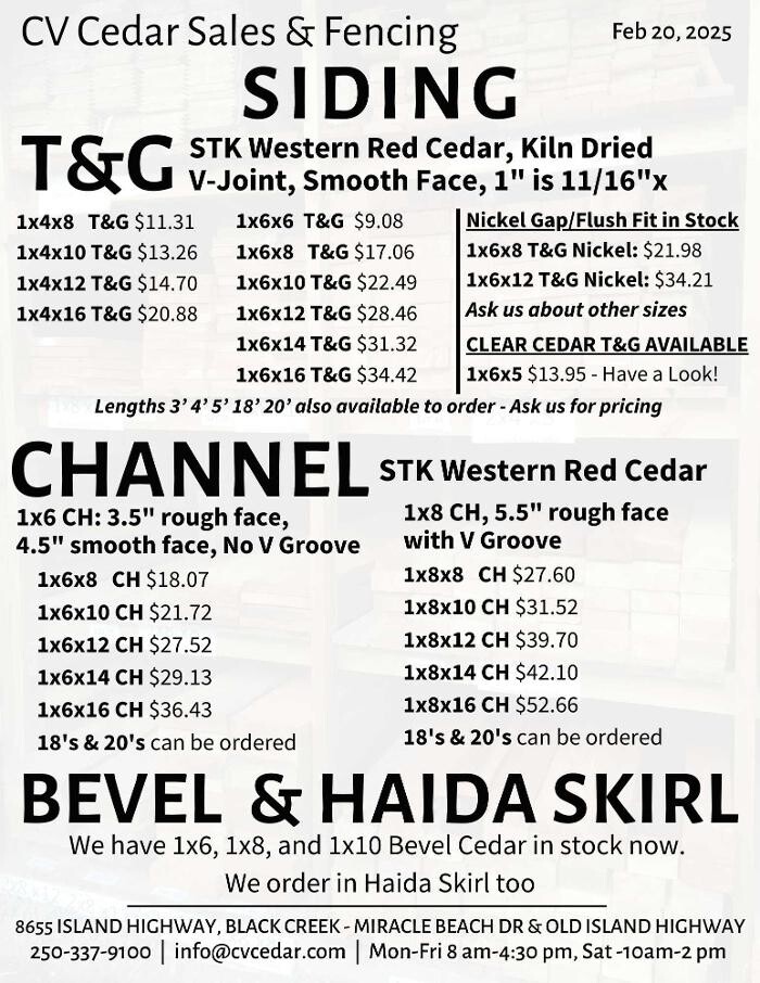 Images C.V. Cedar Sales & Fencing Ltd