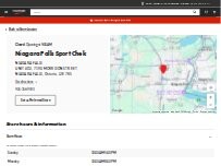 Website Screenshot Sport Chek