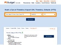 Website Screenshot Budget Car Rental