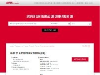 Website Screenshot Avis Car Rental