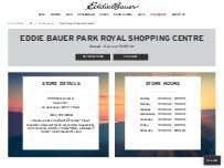Website Screenshot Eddie Bauer