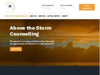 Website Screenshot Above the Storm Counselling
