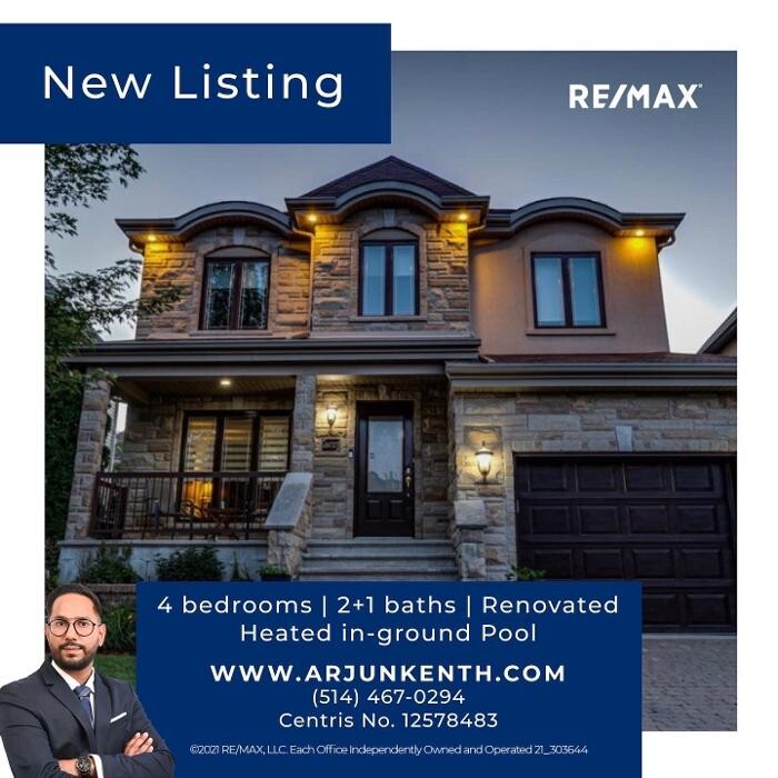 Images Arjun Kenth - Courtier Immobilier -Re/Max Real Estate Broker Laval