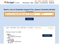 Website Screenshot Budget Car Rental