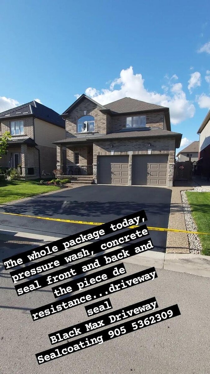 Images Black Max Driveway Sealcoating
