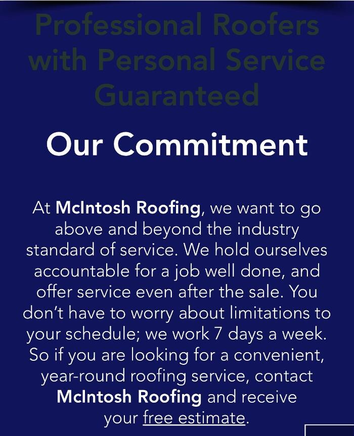 Images McIntosh Roofing