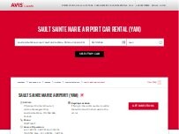 Website Screenshot Avis Car Rental
