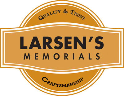 Larsen's Memorials Logo