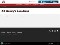 Website Screenshot Wendy's