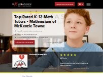 Website Screenshot Mathnasium