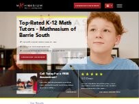 Website Screenshot Mathnasium
