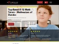 Website Screenshot Mathnasium