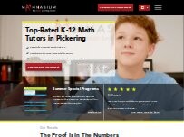 Website Screenshot Mathnasium