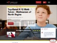 Website Screenshot Mathnasium