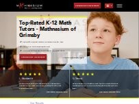 Website Screenshot Mathnasium