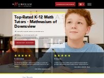 Website Screenshot Mathnasium