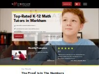 Website Screenshot Mathnasium