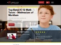 Website Screenshot Mathnasium