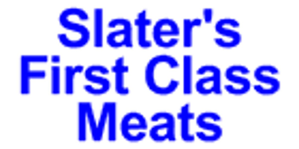 Slater's First Class Meats Logo