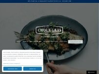 Website Screenshot CHOUX GRAS BRASSERIE CULINAIRE