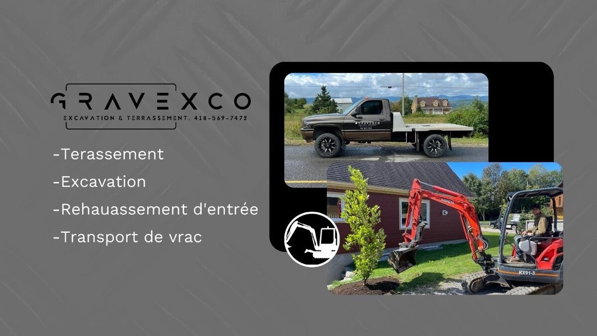 Images Gravexco excavation et terrassement