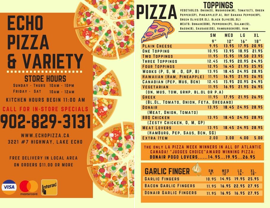 Images Echo Pizza & Variety