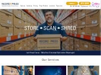 Website Screenshot RecordXpress Ladysmith