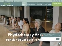 Website Screenshot Asana Physiotherapy