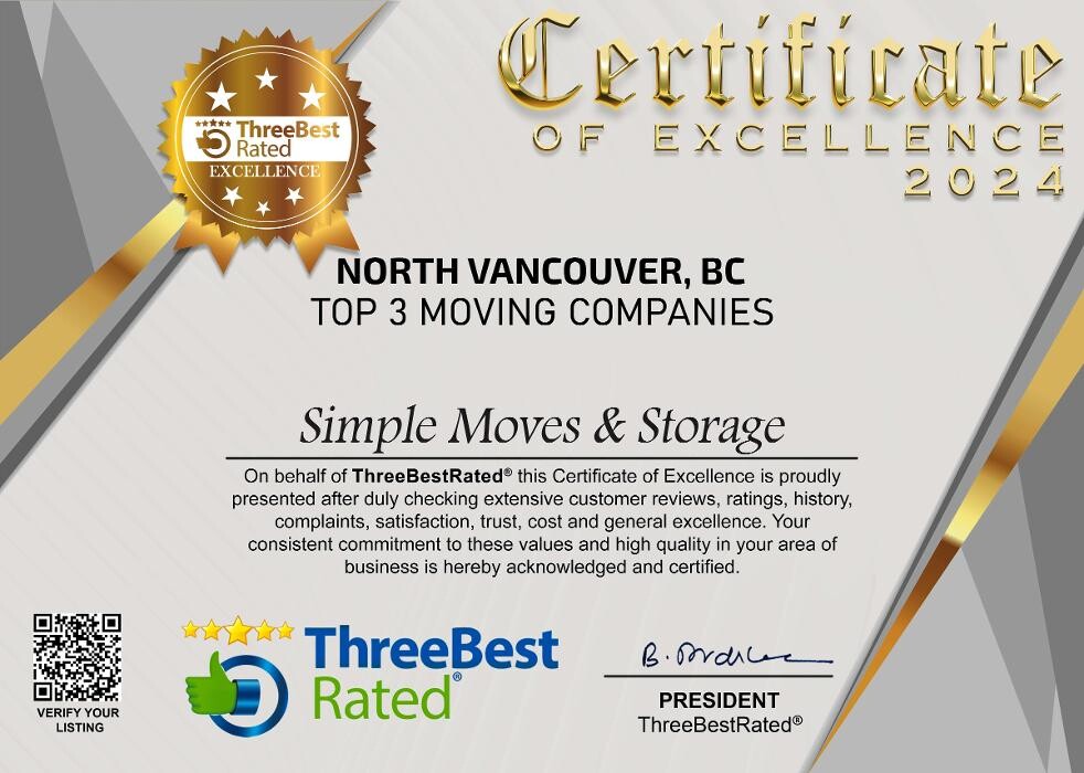 Images Simple Moves & Storage Movers North Vancouver