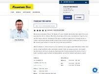 Website Screenshot Fountain Tire