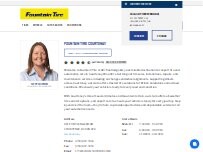 Website Screenshot Fountain Tire