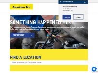 Website Screenshot Fountain Tire
