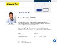 Website Screenshot Fountain Tire